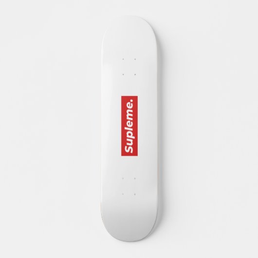 Supleme. spiekbord persoonlijk skateboard (Voorkant)
