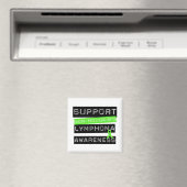 Suport Non-Hodgkin's Lymphoma Awareness Magneet (Insitu (Vaatwasser))
