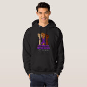 Suport Stop Violence And Silence Domestic Violence Hoodie (Voorkant volledig)