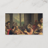 Supper at Emmaus, c.1600-05 (olie op het paneel) Visitekaartje (Achterkant)