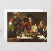 Supper at Emmaus - Caravaggio Briefkaart (Voorkant / Achterkant)