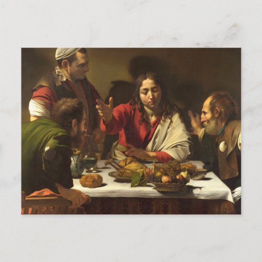 Supper at Emmaus - Caravaggio Briefkaart (Voorkant)
