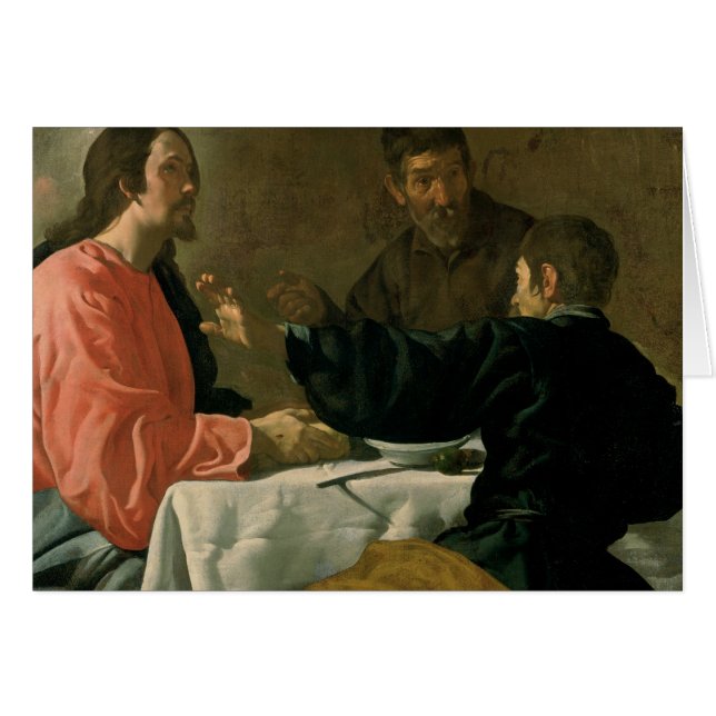 Supper bij Emmaus, 1620 (Voorkant Horizontaal)