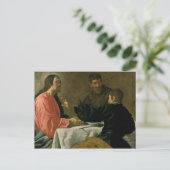 Supper bij Emmaus, 1620 Briefkaart (Staand voorkant)