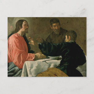 Supper bij Emmaus, 1620 Briefkaart