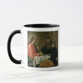 Supper bij Emmaus, 1620 Mok (Links)