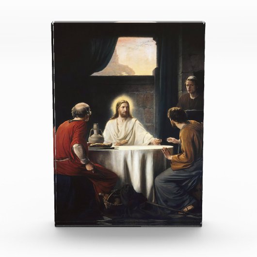 Supper bij Emmaus Fotoblokken (Voorkant)