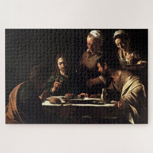 Supper bij Emmaus Legpuzzel (Horizontaal)