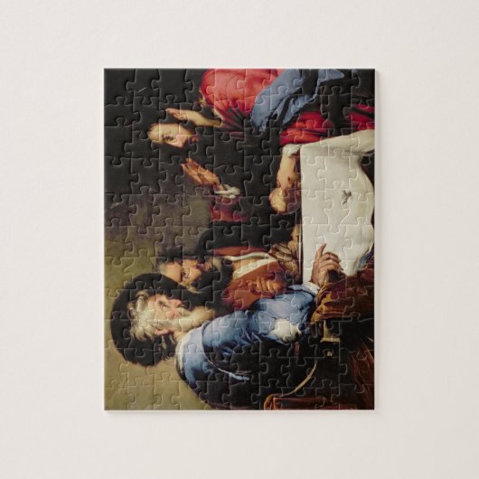 Supper bij Emmaus Legpuzzel (Verticaal)