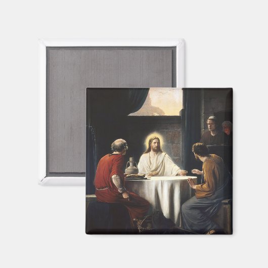 Supper bij Emmaus Magneet (Voorkant / Achterkant)