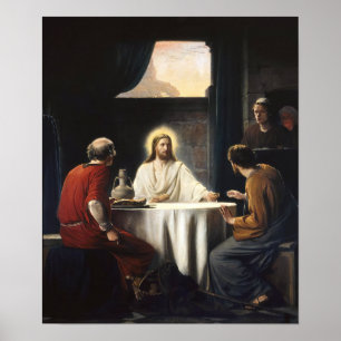 Supper bij Emmaus Poster