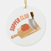 Supper Club Keramisch Ornament (Voorkant)