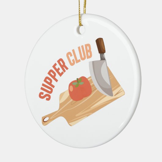 Supper Club Keramisch Ornament (Links)