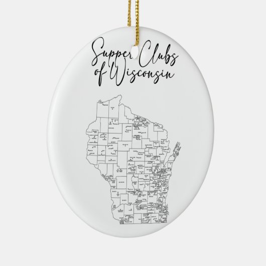 Supper Club Keramisch Ornament (Rechts)