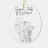Supper Club Keramisch Ornament (Links)