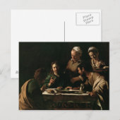 Supper in Emmaus, 1606 Briefkaart (Voorkant / Achterkant)