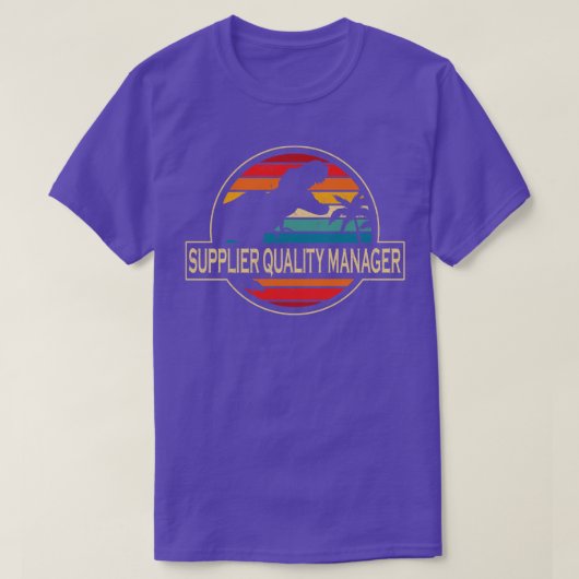 Supplier Quality Manager Dinosaur T-shirt (Design voorkant)