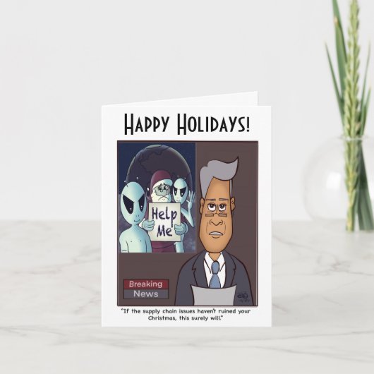 Supply Chain Square Feestdagen Kaart (Voorkant)