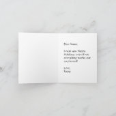 Supply Chain Square Feestdagen Kaart (Binnen)