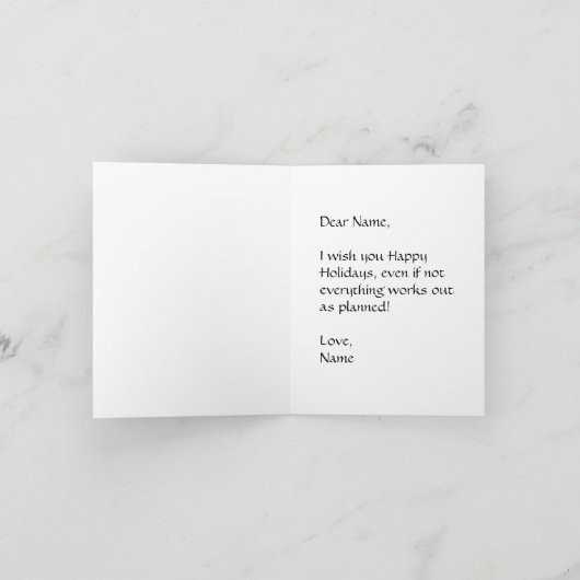 Supply Chain Square Feestdagen Kaart (Binnen)