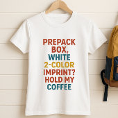 Supply List Verwarring Shirt; Leuke Ouderschool T-shirt