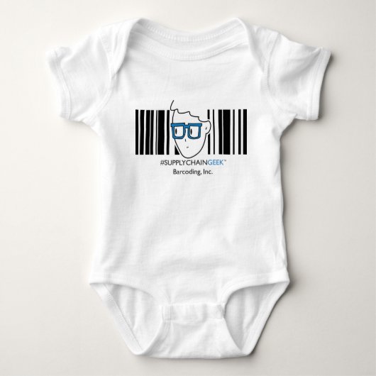 #SupplyChainGeek Kinder en Baby Romper (Voorkant)