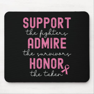 Support Admire Honor Breast Cancer Awareness Muismat