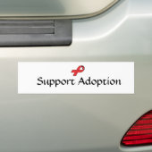 Support Adoption Bumpersticker (Op auto)