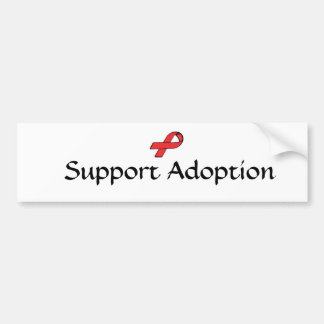 Support Adoption Bumpersticker