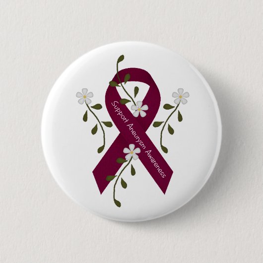 Support Aneurysm Awareness Button (Voorkant)