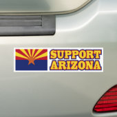 Support Arizona Bumpersticker (Op auto)