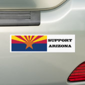 Support Arizona Bumpersticker (Op auto)
