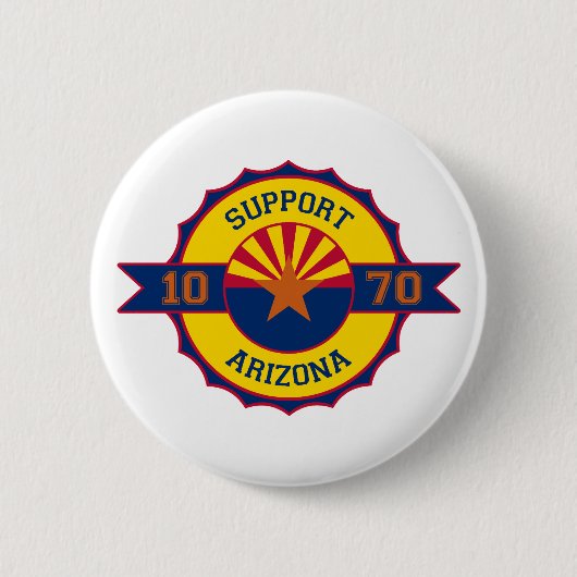 Support Arizona Ronde Button 5,7 Cm (Voorkant)