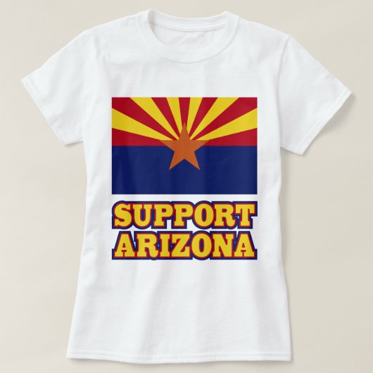 Support Arizona T-shirt (Design voorkant)