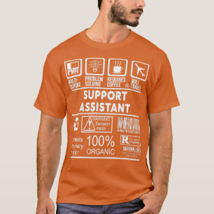 SUPPORT ASSISTANT NICE-ONTWERP T-SHIRT