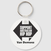 SUPPORT Aussie Hip Hop Sleutelhanger (Voorkant)