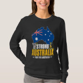 Support Australia Strong save koala Kangaroo Retro T-shirt (Voorkant)