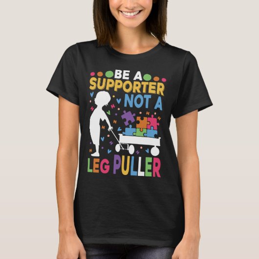 Support Autism Child Awareness Puzzle Choose Kindn T-shirt (Voorkant)