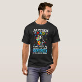Support Autism Proud Dad Autism Awareness Month Fa T-shirt (Voorkant volledig)