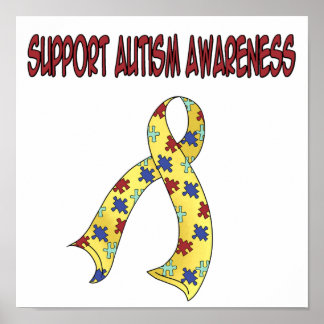 SUPPORT Autisme Awareness Poster