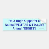 Support AW, Despise AR Bumpersticker (Voorkant)