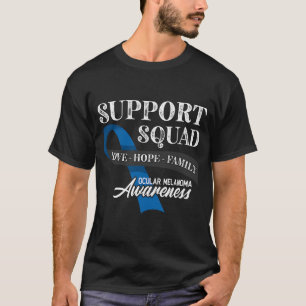 Support Awareness Squad voor oogkanker en oogmelan T-shirt