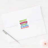 Support Bingo Grandma Ronde Sticker (Envelop)