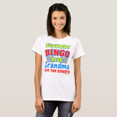 Support Bingo Grandma T-shirt (Voorkant volledig)