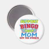 Support Bingo mama Magneet (Voorkant / Achterkant)