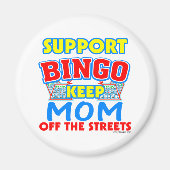 Support Bingo mama Magneet (Voorkant)