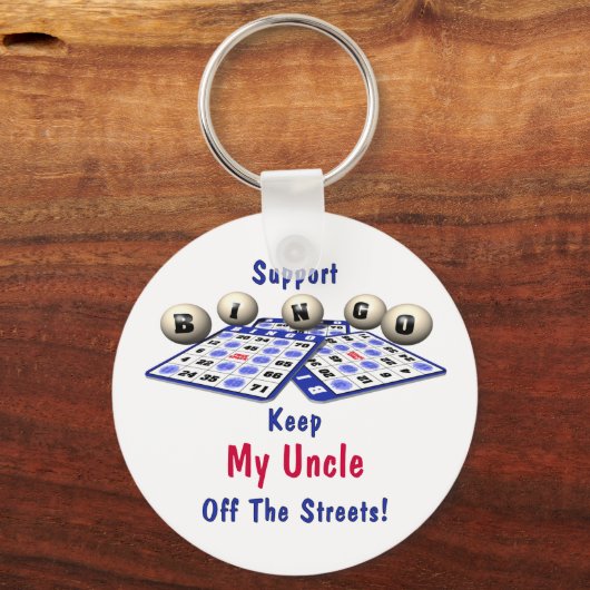 Support Bingo Sleutelhanger (Voorkant)
