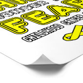Support Childhood Cancer Awareness 3 Poster (Hoek)