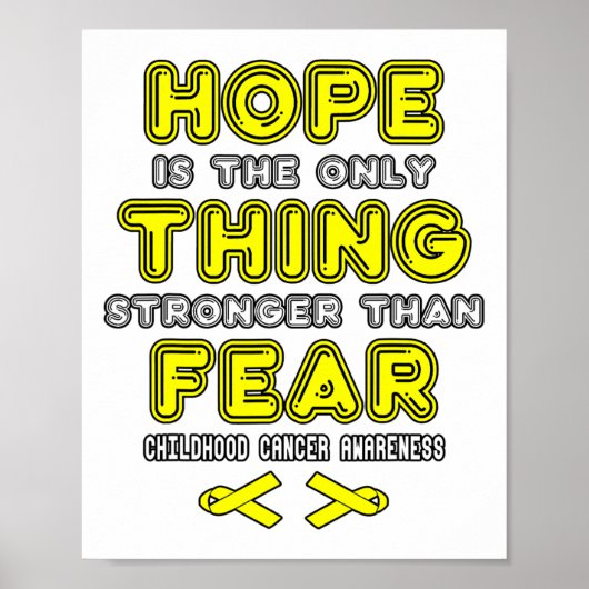 Support Childhood Cancer Awareness 3 Poster (Voorkant)