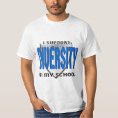 Support Diversiteit op mijn school T-shirt (Voorkant)